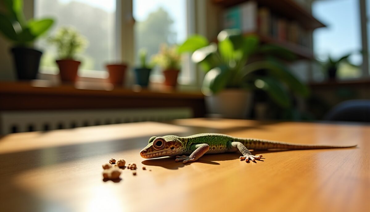 Crottes de gecko : comment les reconnaître, comprendre leurs particularités et les nettoyer efficacement Crottes de gecko : comment les reconnaître, comprendre leurs particularités et les nettoyer efficacement