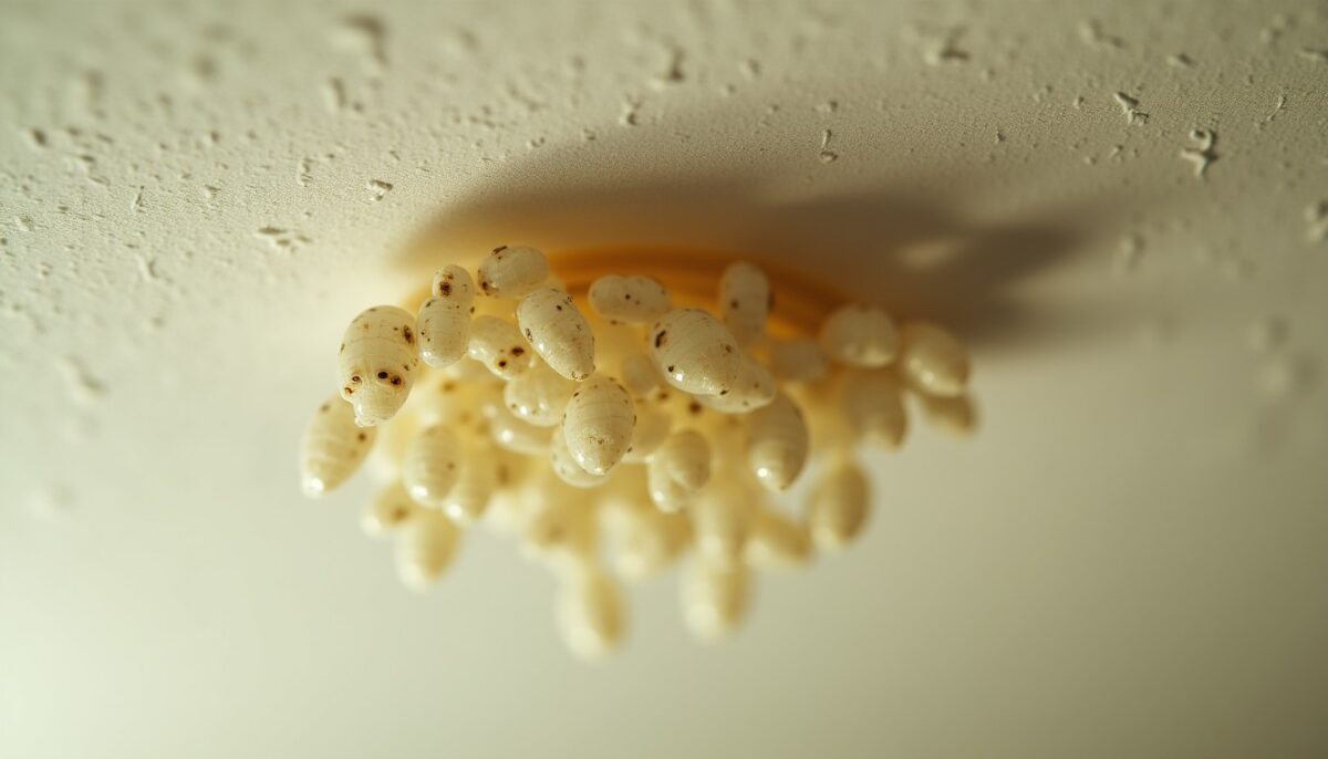Larves de mites au plafond : comprendre l'infestation, méthodes de lutte et astuces pratiques
